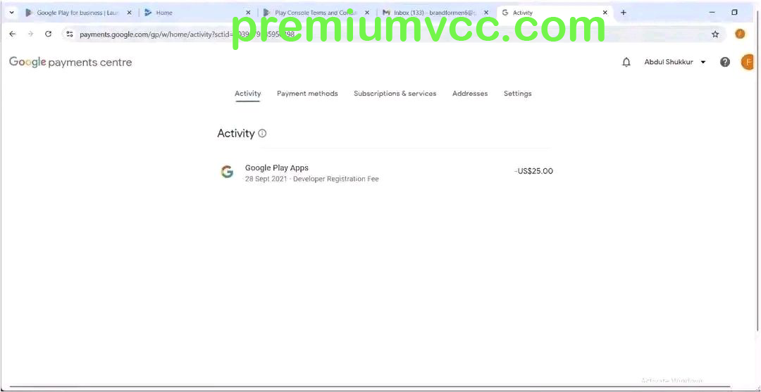 Buy Google Play Developer Account